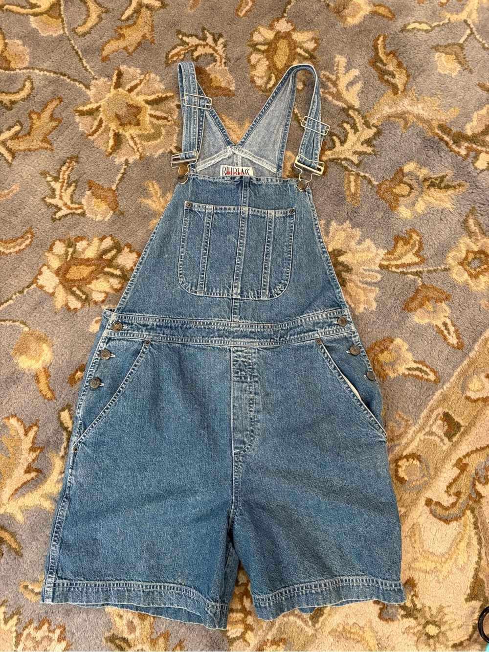 Vintage BillBlass Classic Denim Short Overalls - Blue